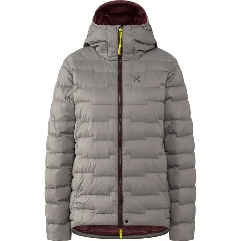 Haglöfs Haglöfs ROC Flash Down Hood Women Stone Brick
