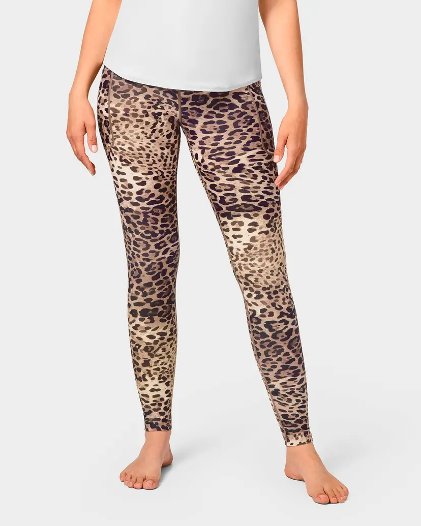 Huabo Signature Leopard Leggings