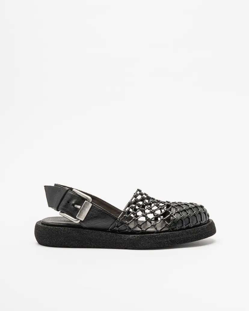 Le Ruemarcel Le Ruemarcel ZOJA D361 Black Sandals