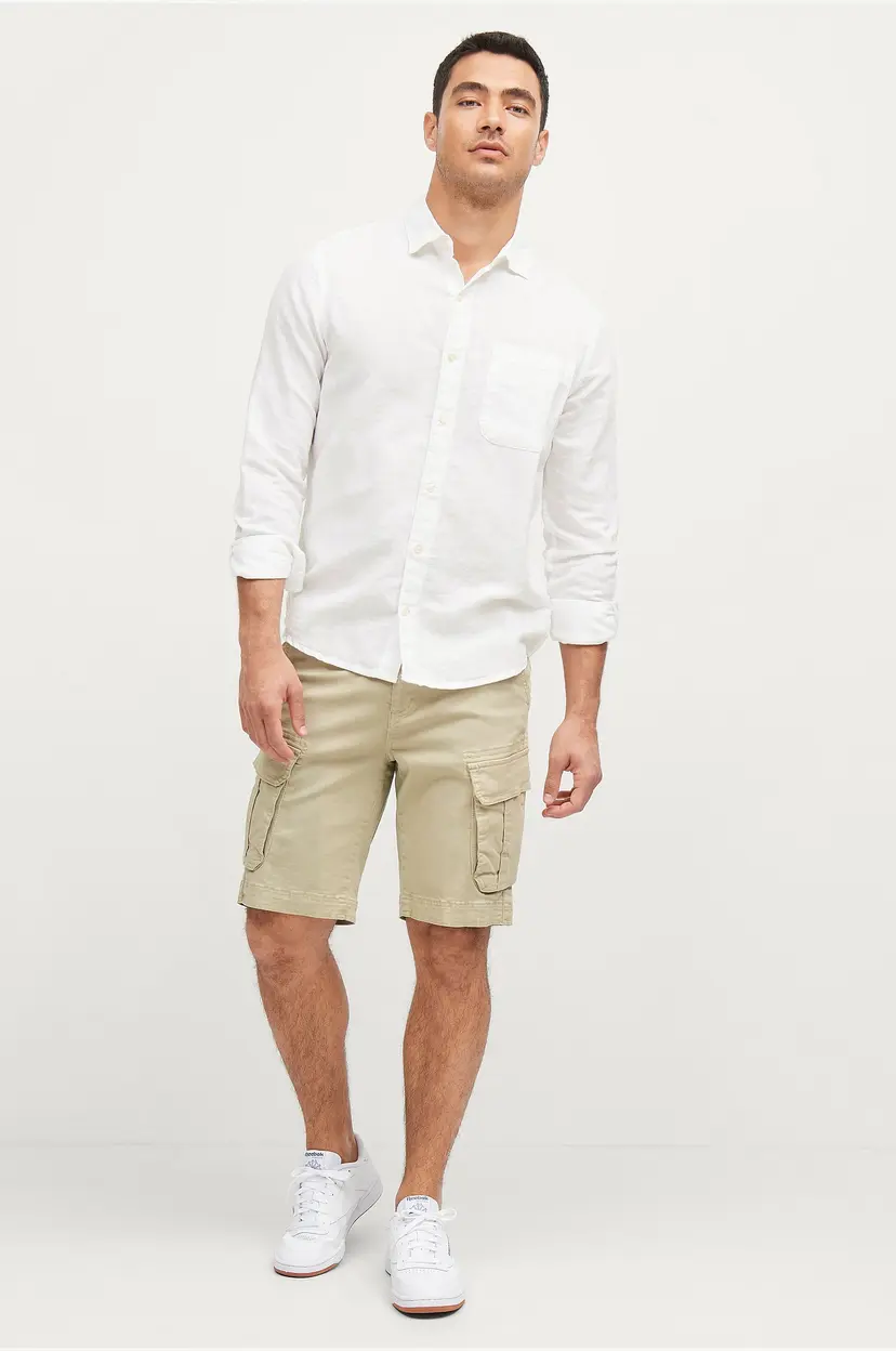 Ellos Collection Cargoshorts Aidan - Natur