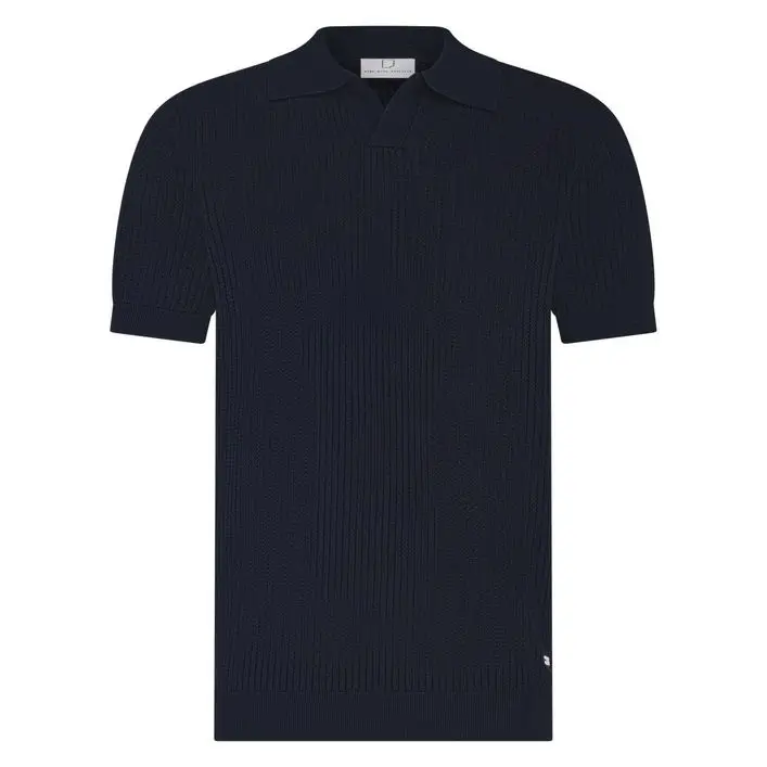 Born With Appetite RICHARD KNITTED POLO SS HALFZIP