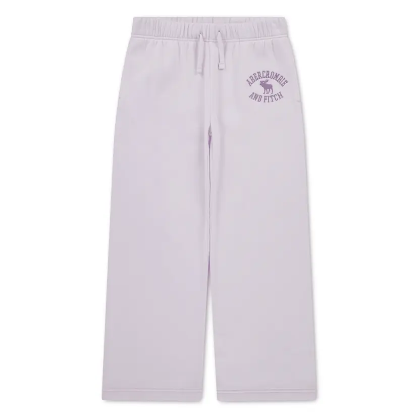 Abercrombie and Fitch Abercrombie and Fitch - Joggebukse Logo Pink Marshmallow