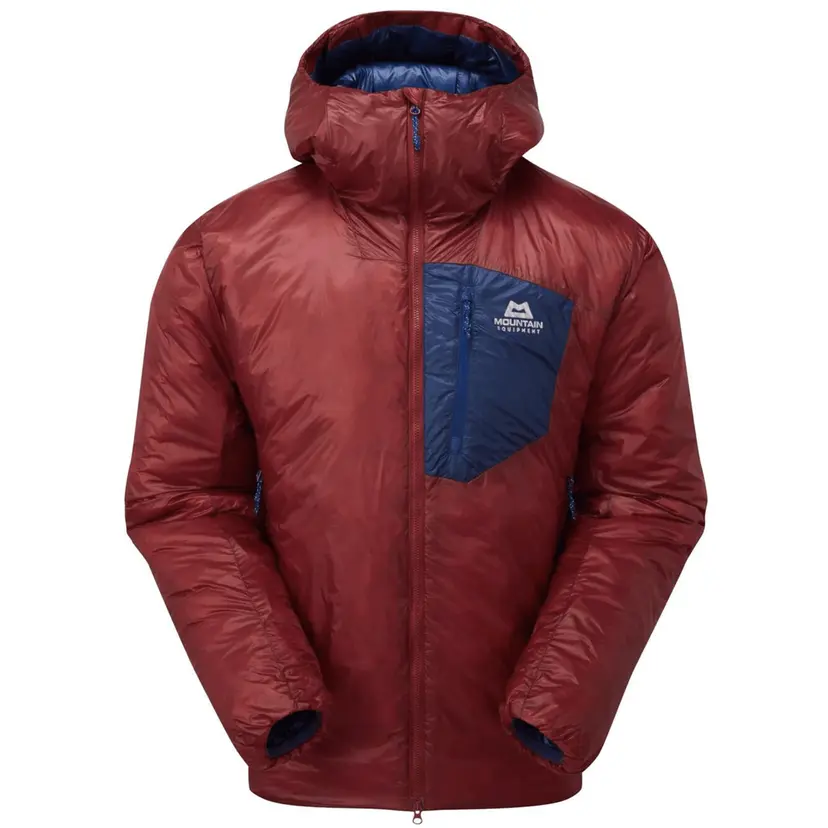 Mountain Equipment Mountain Equipment Oreus Hooded Mens Merlot/Admiral Blue