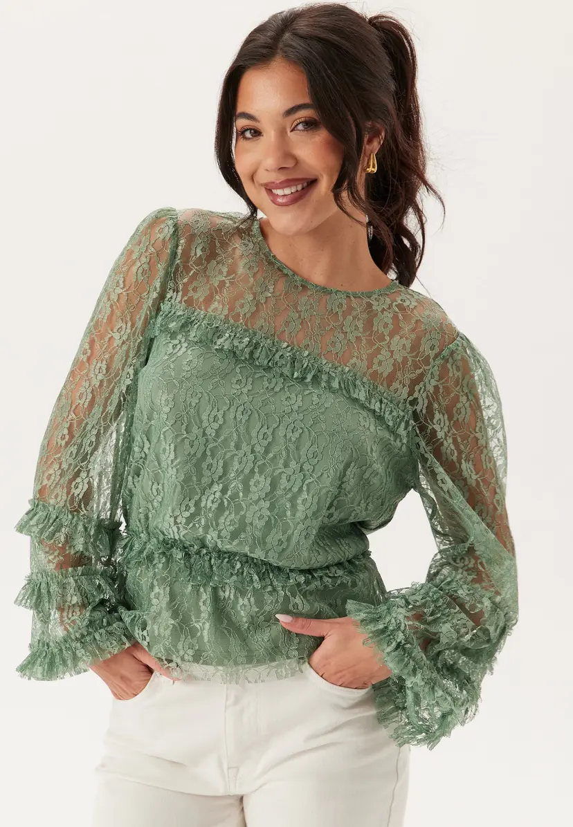 Happy Holly Lace Blouse