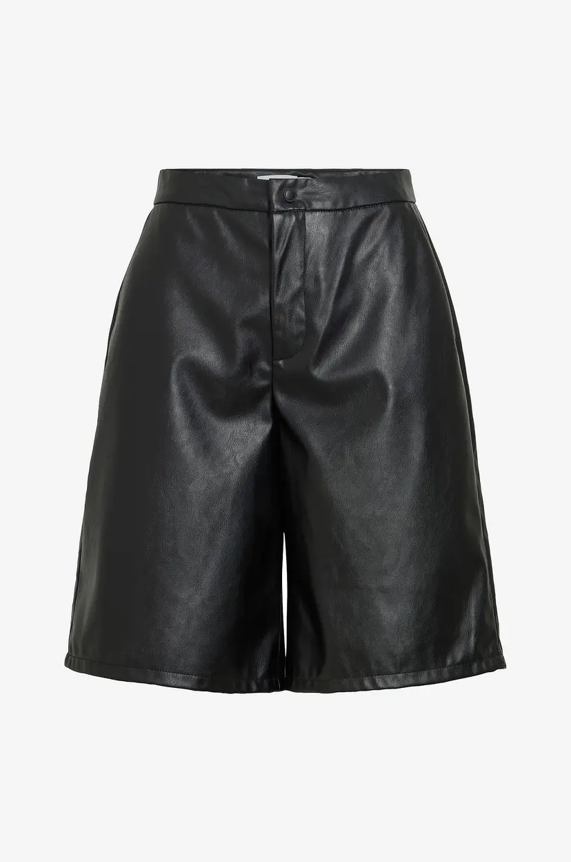 Vila Bermudashorts Viannu Hw Bermuda Shorts - Svart