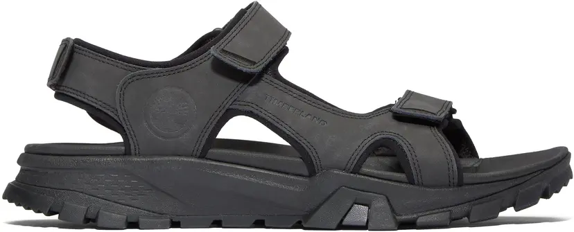 Timberland Timberland Mens Lincoln Peak 2 Strap Sandal Jet Black