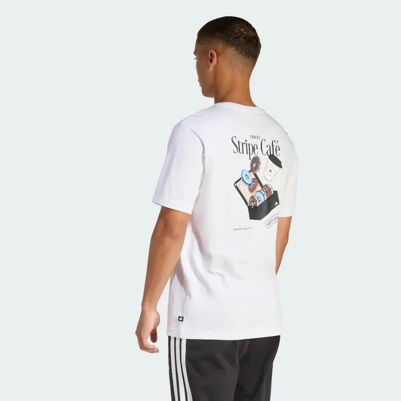 Adidas COFFEE CAFE DONUT BOX GRAPHIC T-SKJORTE