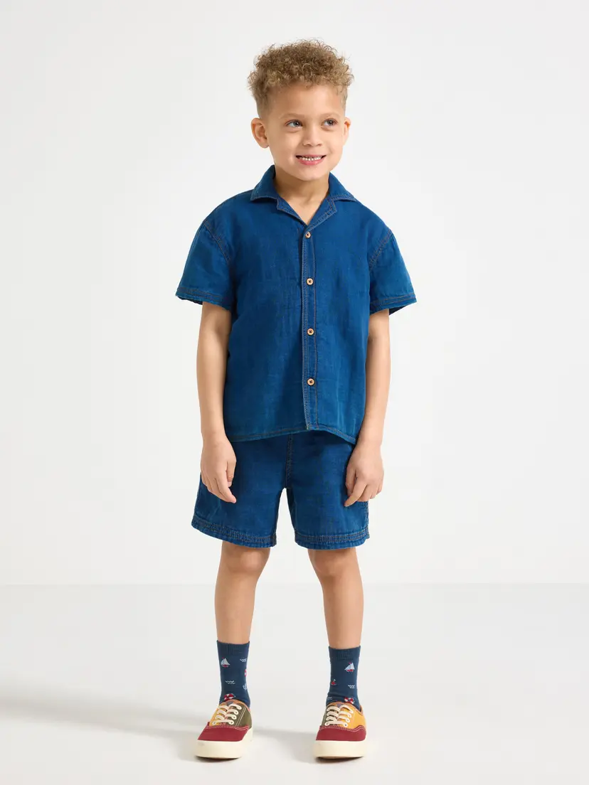 Lindex Shorts med denim-look