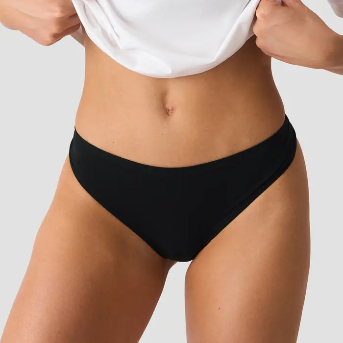 ICANIWILL Smooth Seamless Stringtruse 2 pack Svart