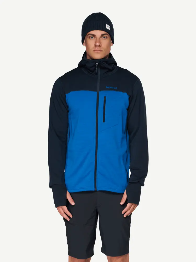 Devold Devold - Explorer Merino Hooded Jakke Herre - Large - Blå