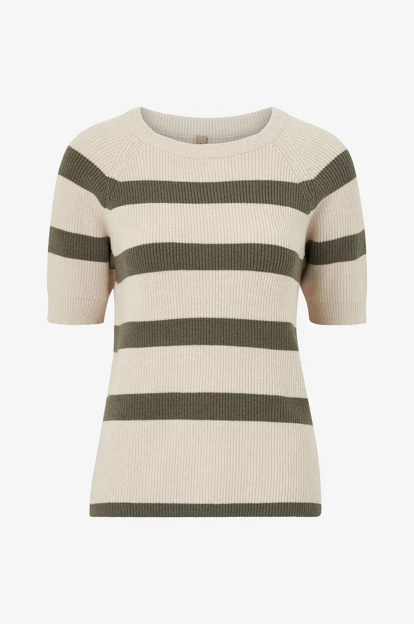 Soyaconcept Topp Sc-Kanita Stripe 19 - Grønn