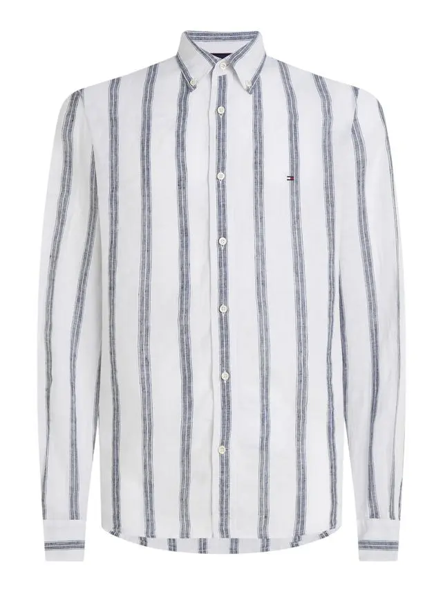 Tommy Hilfiger LINEN TRIPLE STRIPE SHIRT