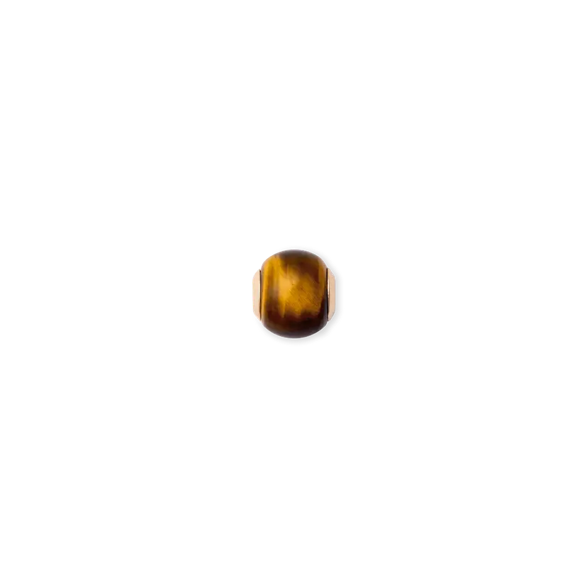 Daniel Wellington Rose Gold Charm Tiger Eye Orb | DW