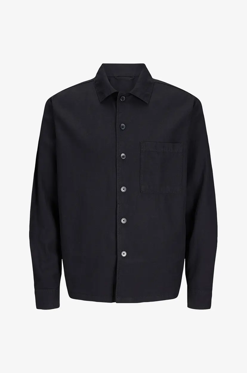Jack & Jones Overtreksskjorte jjeUrban Edge Overshirt LS SN - Svart