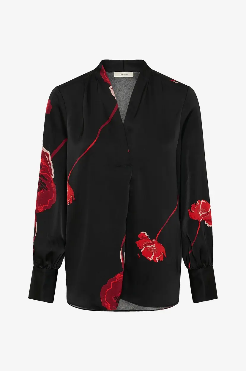 Inwear Bluse iwDawn V-neck - Svart