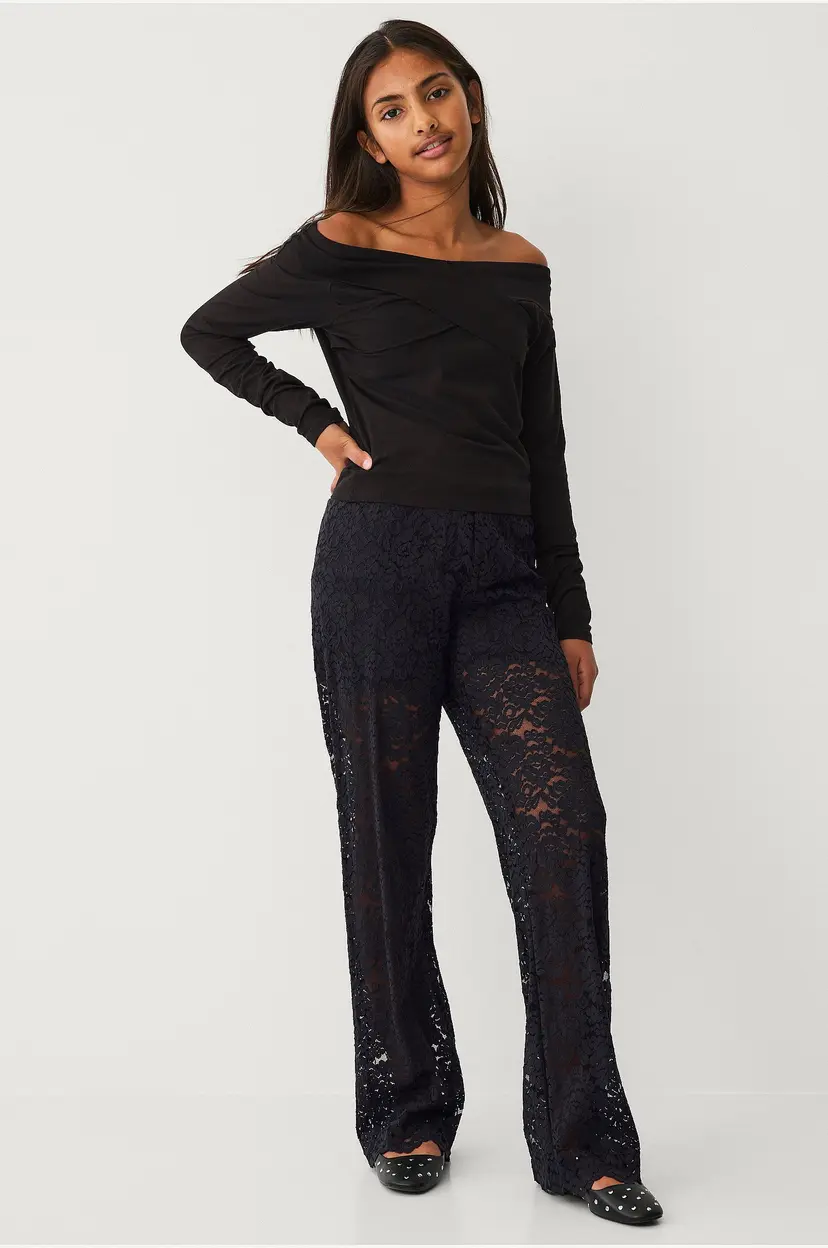 Ellos Collection Bukser Luna B Girl - Svart