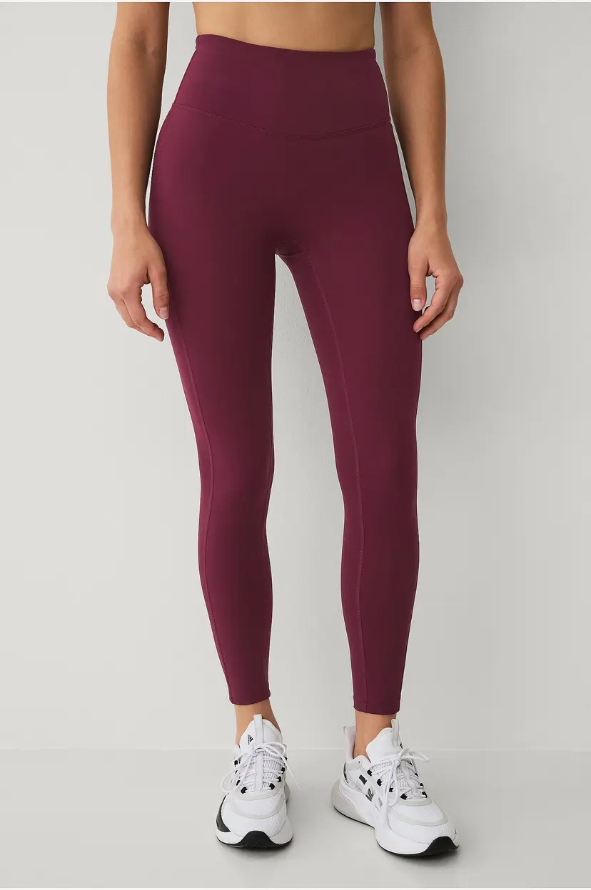 Ellos STUDIO Treningstights Studio Tights Flat Front Core - Rød