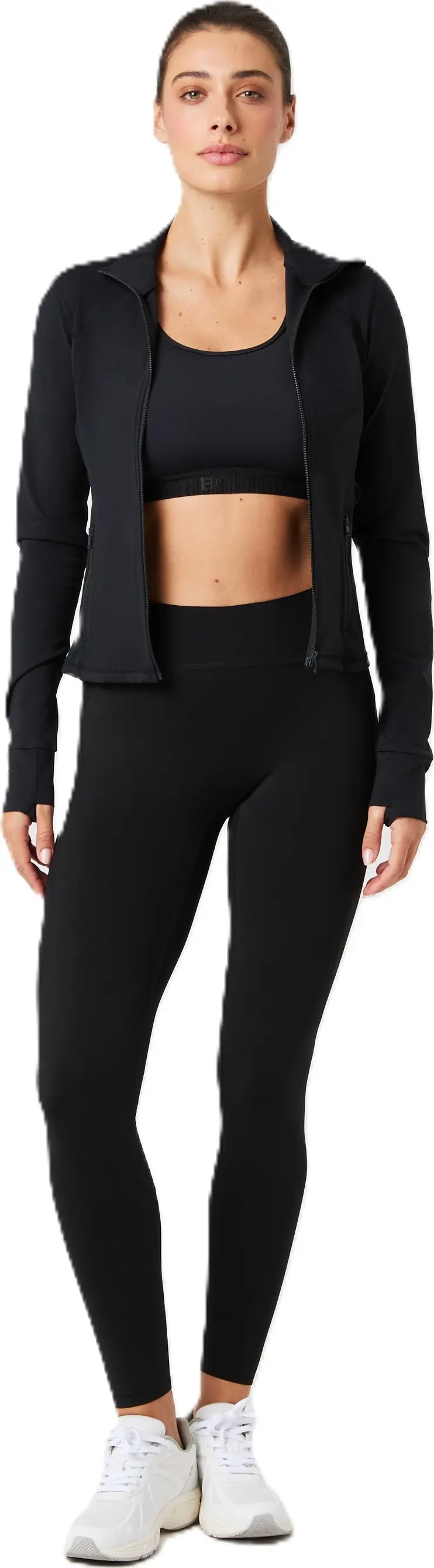Björn Borg Björn Borg Women's Borg Soft Zip Midlayer Black Beauty