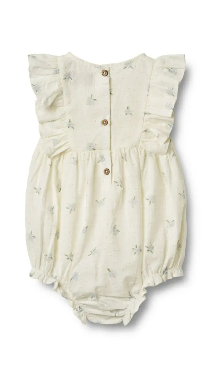 Wheat Wheat, Romper Emmaline, Off-white blomster