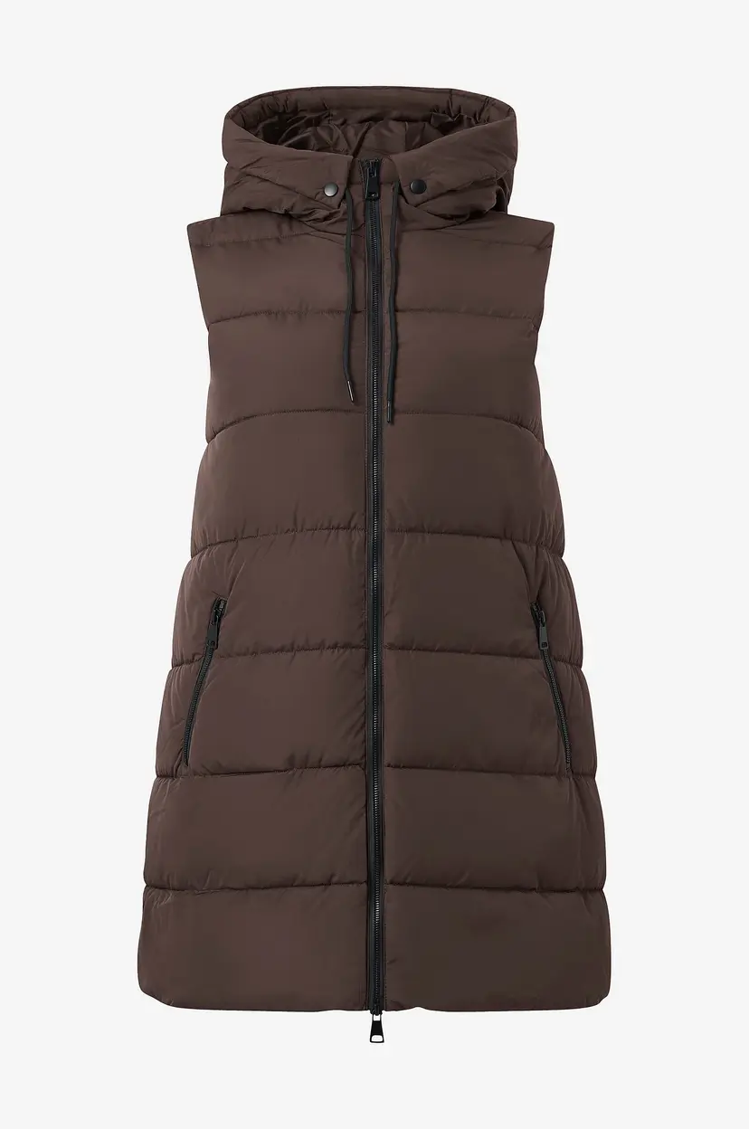 Zizzi Vest cArylie Waistcoat - Brun