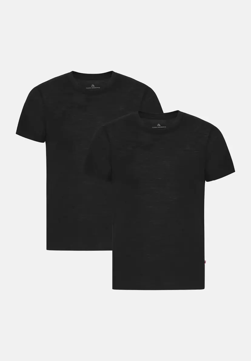 DANISH ENDURANCE DANISH ENDURANCE MERINO T-SHIRT, Sort, S