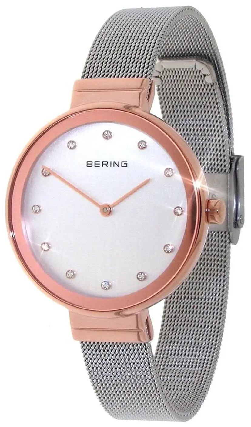 BERING Bering Dameklokke 12034-064 Classic Hvit/Stål Ø34 mm