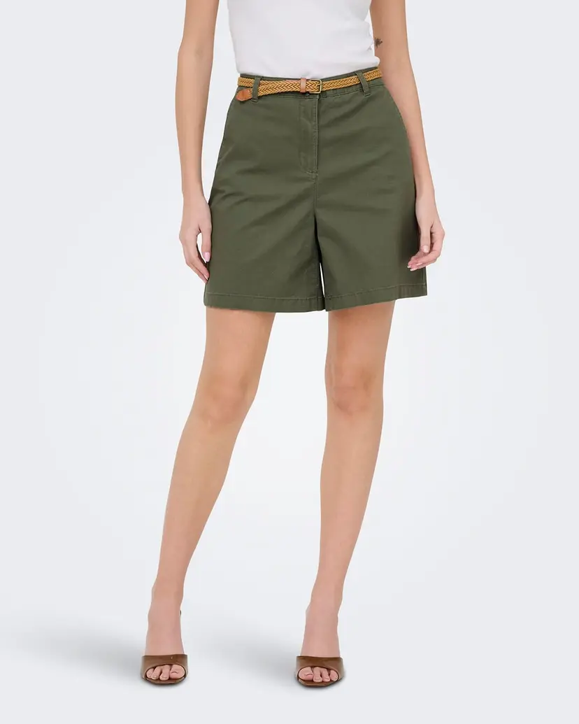 JDY Bermudashorts Chicago - Grønn - Str M