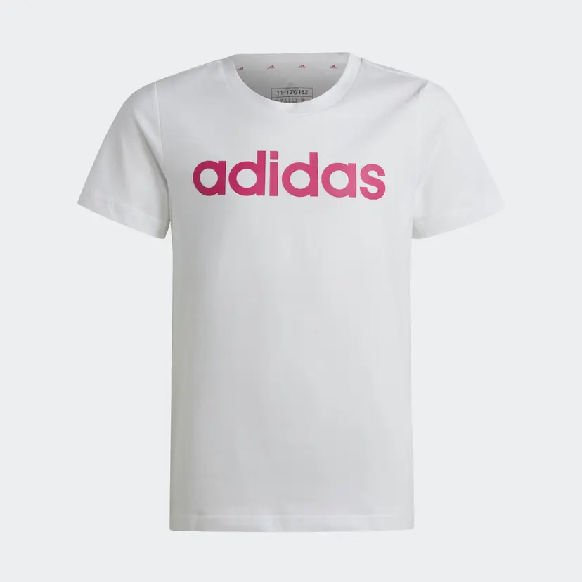 Adidas Essentials Linear Logo Cotton Slim Fit T-skjorte