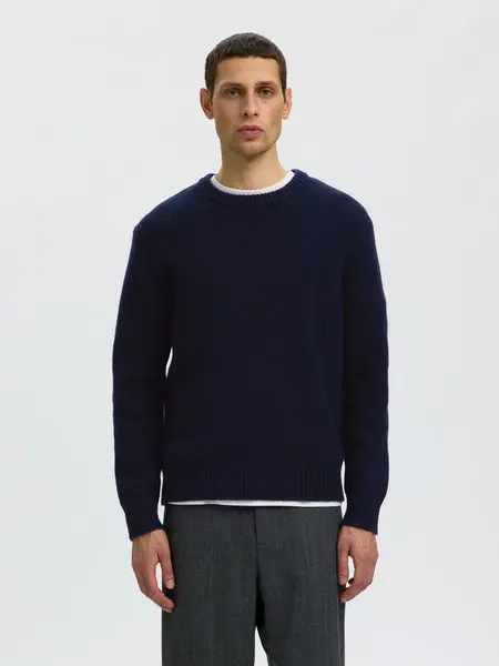 SELECTED Slmcody LS Knit Rlx Crew Neck