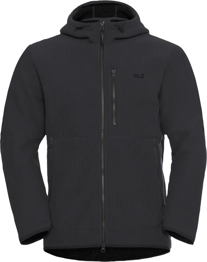 Jack Wolfskin Jack Wolfskin Men's Lake Ridge Hooded Jacket Black