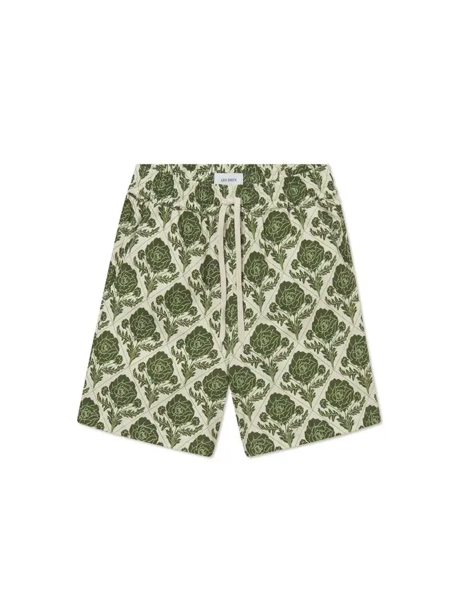 Les Deux Lesley Flower Tile AOP Shorts