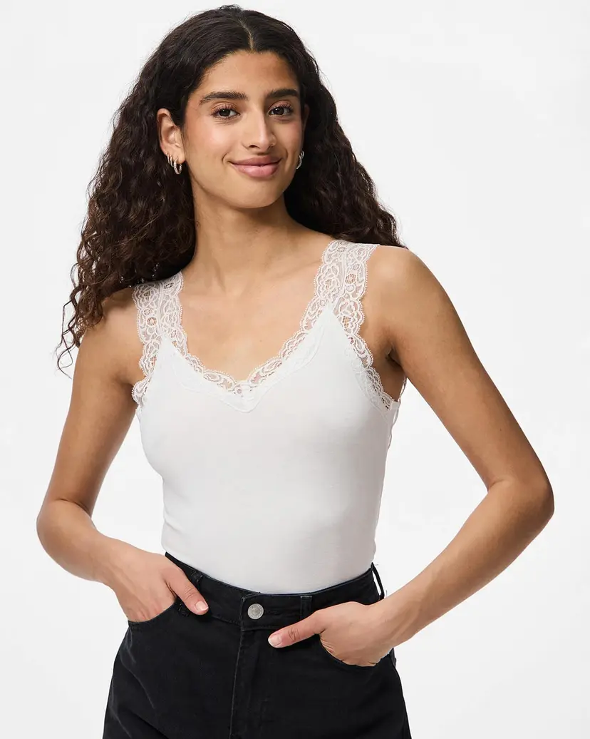 Pieces Topp Barbera Lace