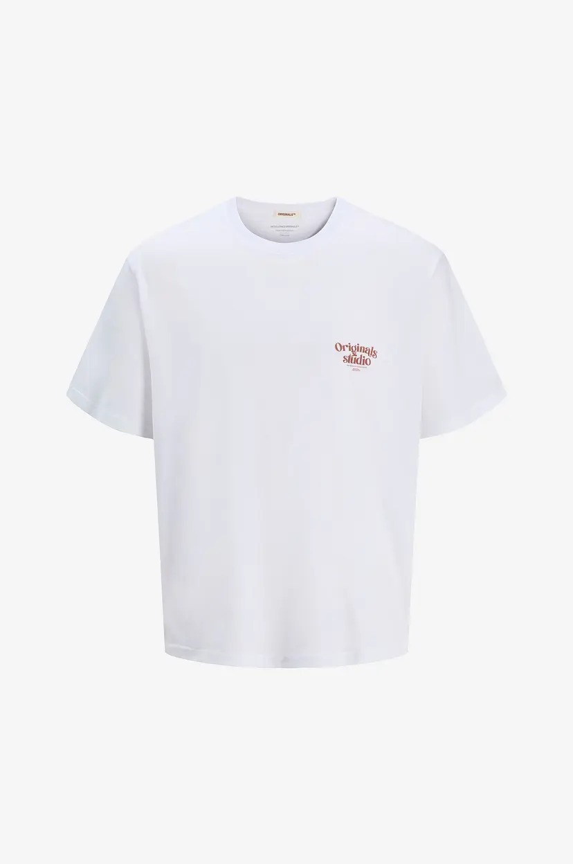 Jack & Jones Junior T-skjorte jorAcapulco Type Tee SS Crew Neck - Hvit