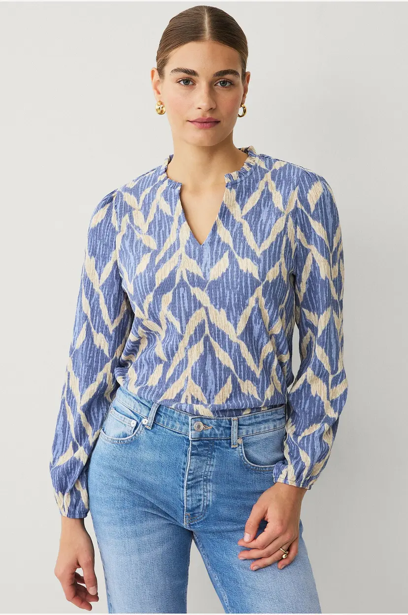 Ellos Collection Topp med struktur - Blå