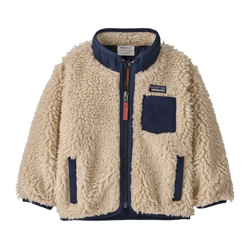 Patagonia Patagonia - Baby Retro-X Fleece Jacket Dark Natural / New Navy