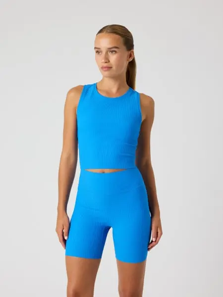 Björn Borg Studio Ribbed Cropped Tank Top