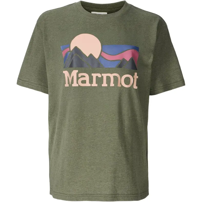 Marmot Marmot Wm's Coastal Tee Ss Surplus Green Heather