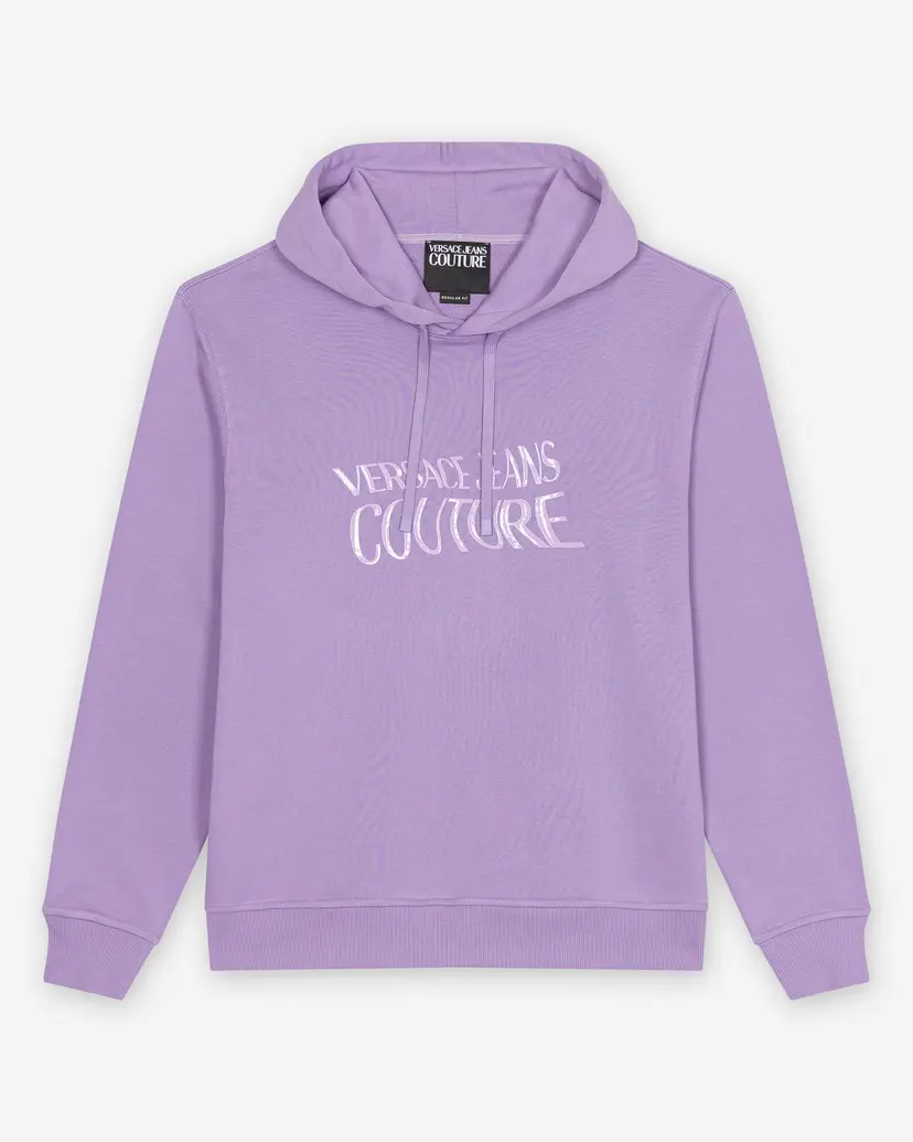 Versace Jeans Couture Versace Jeans Couture Logo Liquify Purple Hoodie