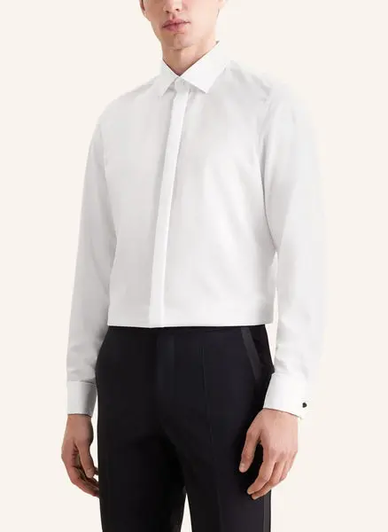 SEIDENSTICKER Seidensticker Slim Fit Smoking Business Kent Shirt