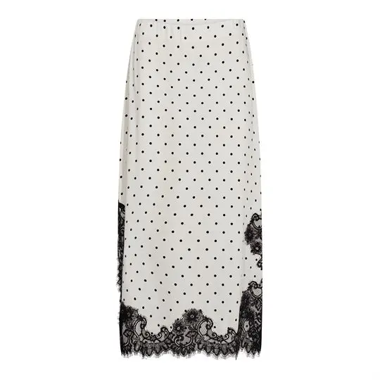Co Couture Co' Couture - Ameli Dot Lace Skirt - Off White