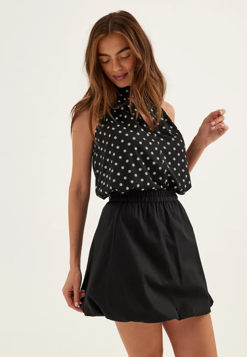 Bubbleroom Balloon Short Cotton Skirt