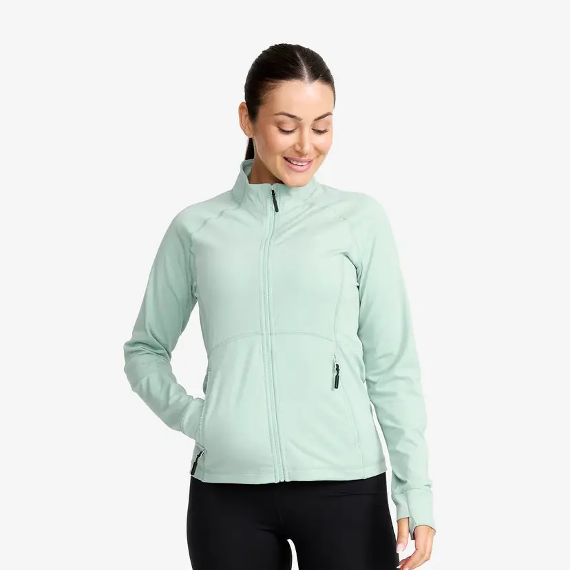 RevolutionRace Paragon Soft Full-Zip Jacket Dame Gray Mist