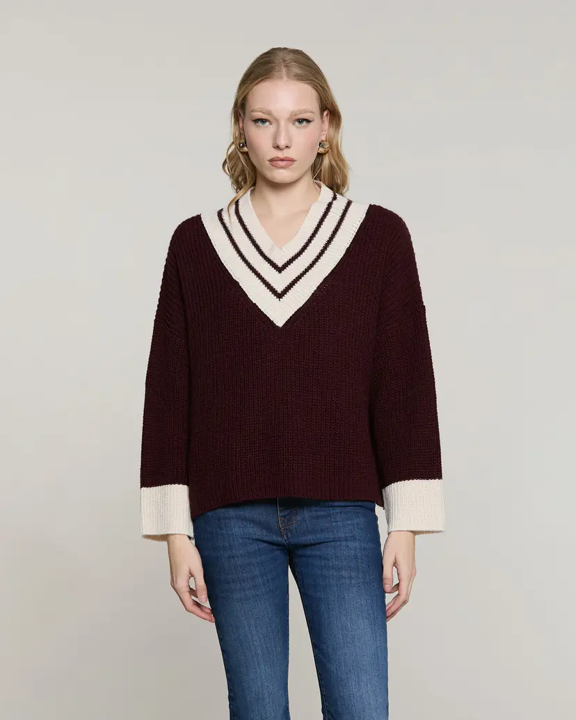 Relish Relish PHYNIA Burgundy Sweatshirt
