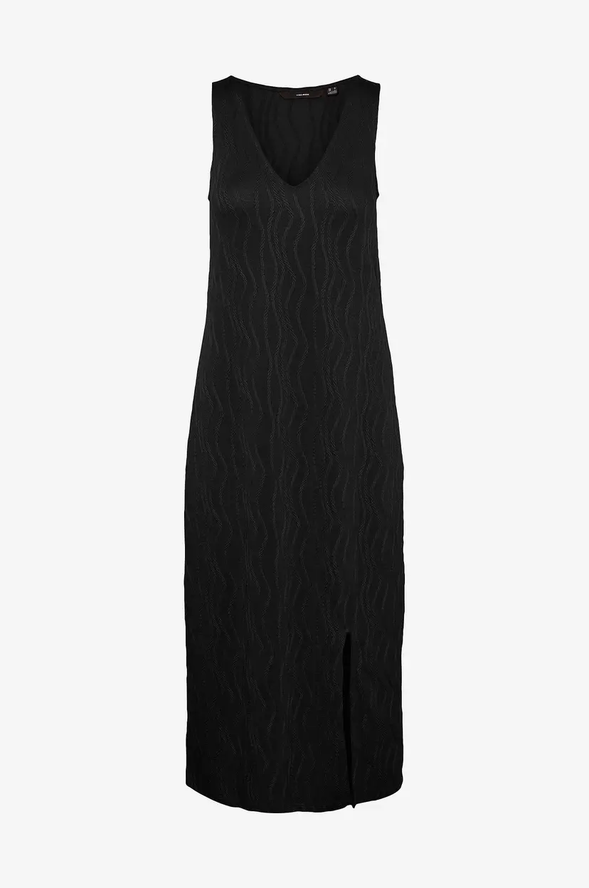 Vero Moda Kjole vmEllie SL Calf Dress Jrs GA - Svart