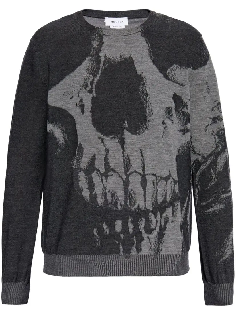 Alexander McQueen Alexander McQueen Strikkegensere – Grå