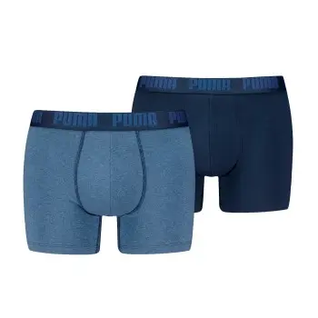 Puma Puma 2P Men Everyday Basic Boxer Denimblå bomull XX-Large Herre
