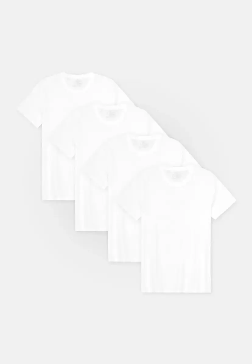 DANISH ENDURANCE DANISH ENDURANCE Hvid T-SHIRT, Modal og 50% Økologisk Bomuld, XL