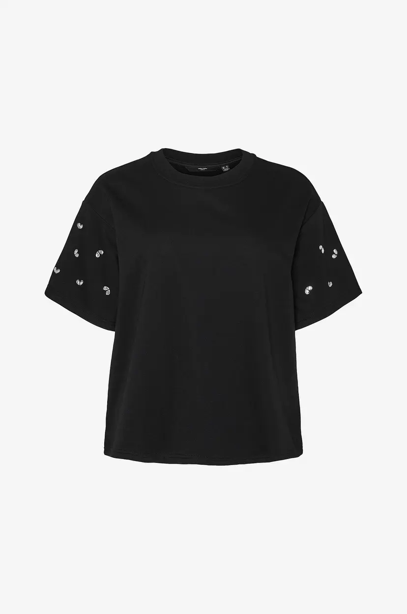 Vero Moda Curve Topp vmcDora 2/4 Top Jrs GA Cur - Svart