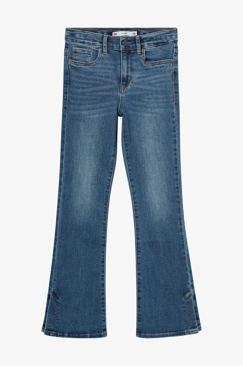 Levi's Jeans Lvg 726 Flare W/ Side Slit - Blå