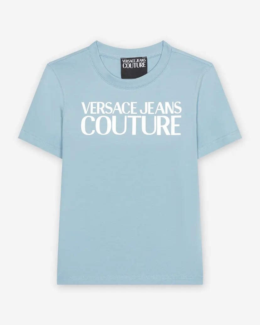 Versace Jeans Couture Versace Jeans Couture Logo Ist. Foll Blue T-shirt